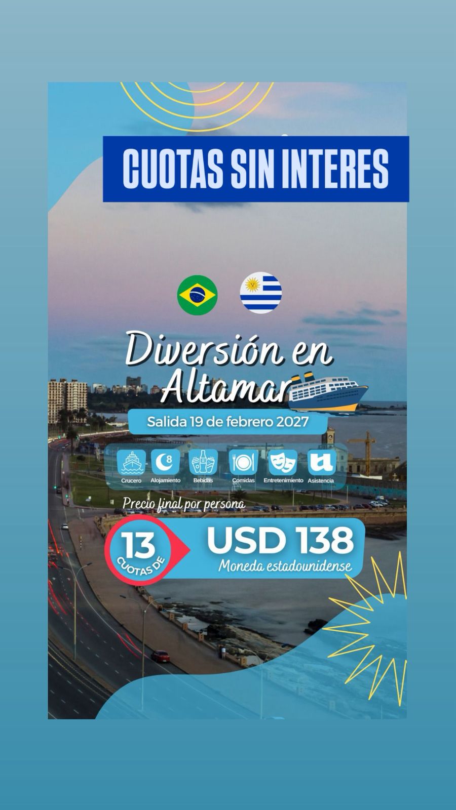 Crucero 2027 Brasil- Uruguay