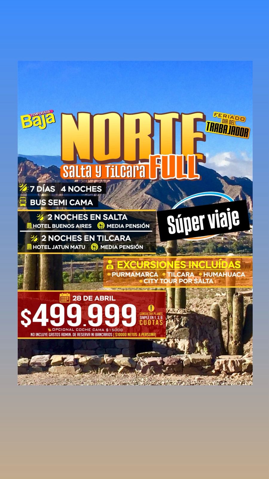 SALTA Y TILCARA