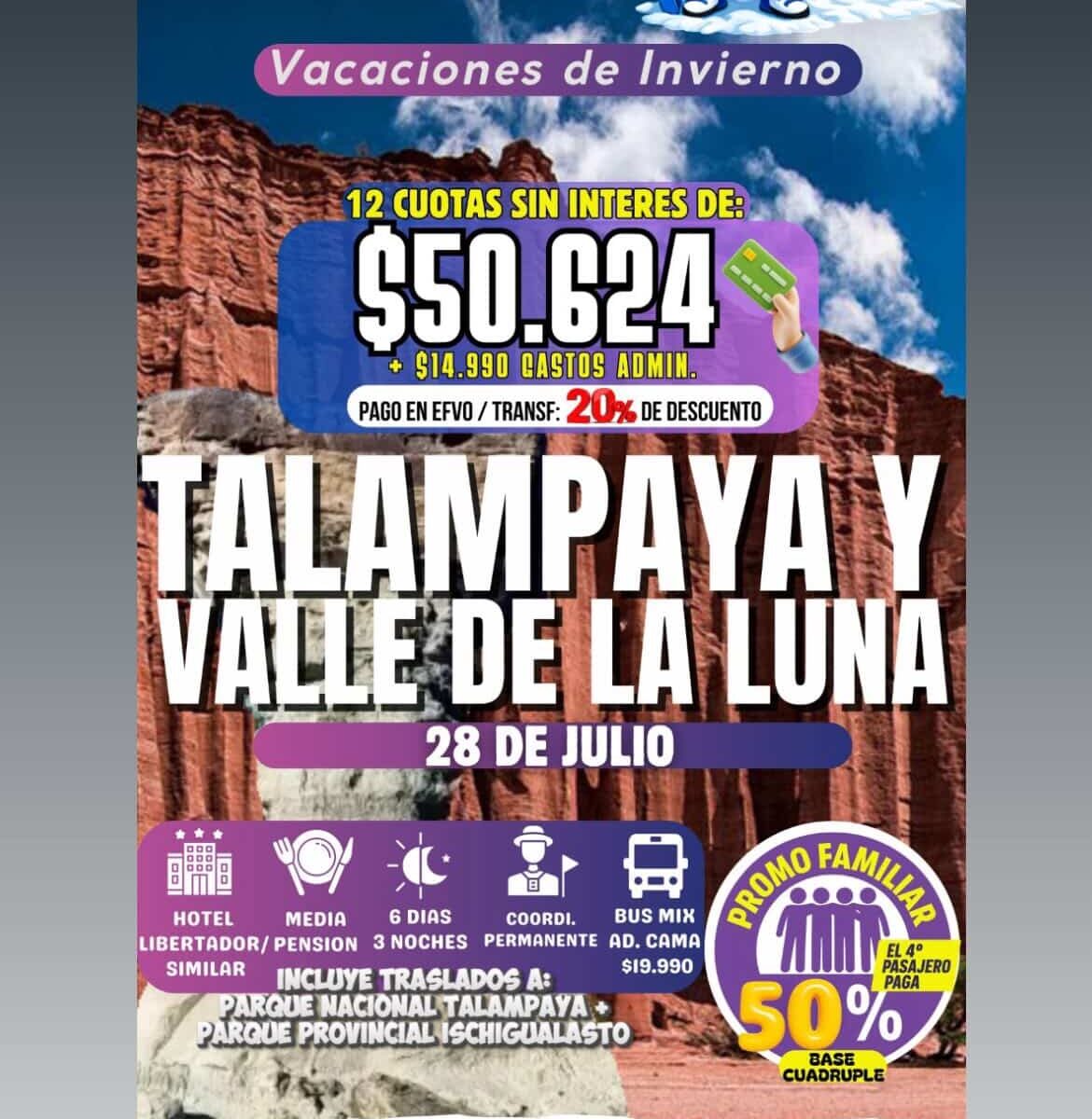 Talampaya y Valle de la Luna